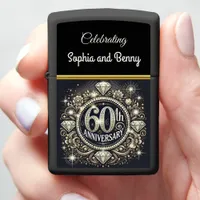 Glowing Tribute: 60th Anniversary Design Zippo Lighter