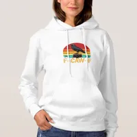 Crow, F-Caw-F Funny Bird Retro Classic Hoodie