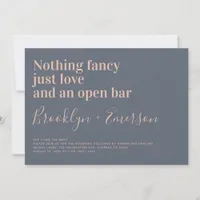 Funny Typography Wedding Invitation