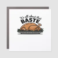 All About That Baste Christmas Classic Retro Look Car Magnet