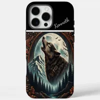 Wolf's Moonlight Serenade iPhone 16 Pro Max Case