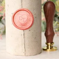 Elegant 2nd 29th Garnet Wedding Anniversary Wax Seal Stamp