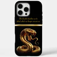 Golden snake symbolizes fortune in New Year 2025 iPhone 16 Pro Max Case