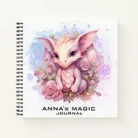 *~* Whimsical Law Attraction AP85 Baby Dragon Notebook