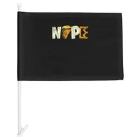 Nope No Kings In America We The People Political  Car Flag