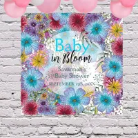 Elegant Radiant Bohemian Flowers Baby in Bloom