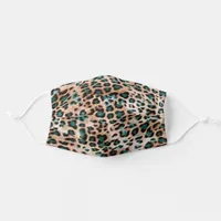 Leopard Animal Print Pattern Adult Cloth Face Mask