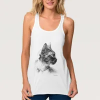 Stella the Grey Cat Tank Top