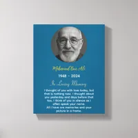 In Loving Memory of Grandpa Canvas Print