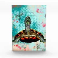 Abstract Turtle Artwork Photo Block