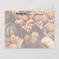 Baked Breads Recipe 2 Blank Card