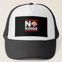 No Kings Anti Classic Minimal Clean Trucker Hat