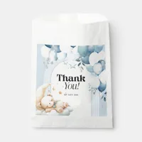 Thank You Blue Boy Baby Shower Favor Bag