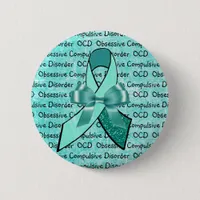 OCD Obsessive Compulsive Disorder Awareness Ribbon Button