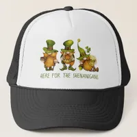 Funny Irish Gnomes Custom St Patrick's Day Trucker Hat