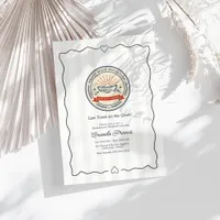 Last Toast on the Coast Beach Club Bachelorette Invitation