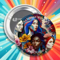 International Women's Day  Button