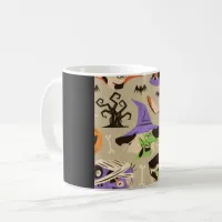 Halloween vintage pattern coffee mug