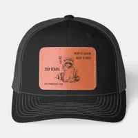 Keep It Clean Keep It Free—250 Years San Francisco Leather Patch Hat