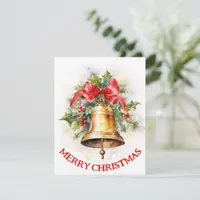 Vintage Bell - Christmas Card