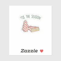 Tis The Season Holiday Christmas Sticker