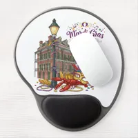 Mardi Gras Gel Mouse Pad