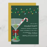 Golden Grove Christmas Holiday Cocktail Party Invitation