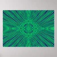Abstract Green Poster