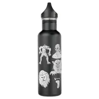 UFO, Alien, Bigfoot, Mothman, Dogman, Cryptids  Stainless Steel Water Bottle