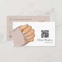 Chic Nail Salon Branding for Modern Professionals Business Card