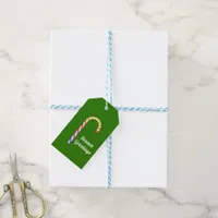 Gift Tags Fruity Multicolored Candy Cane Image