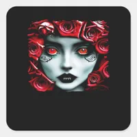 Whimsigoth – Mystical Forests & Moon Magic Square Sticker