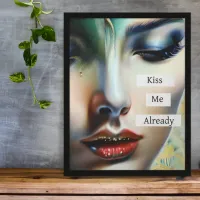 Kiss Me Already | Fantasy Ethereal Art Photo Print