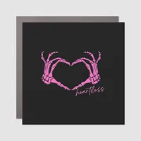 Heartless Skeleton Hands Classic Car Magnet