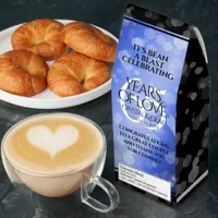 Elegant 65th Blue Sapphire Wedding Anniversary Roasted Coffee