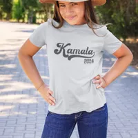 Vote Kamala Harris 2024 Grey Varsity Kids T-Shirt