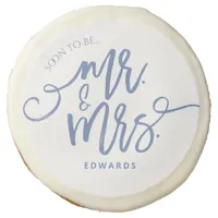 Wedding Cookies / Favors (Dusty Blue - Blue-Gray)