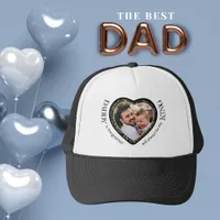 Daddy Photo Heart Shape Trucker Hat