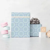 Tranquil Ocean Hues Soft Geometrics Wrapping Paper