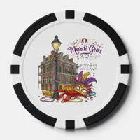 Mardi Gras Poker Chips