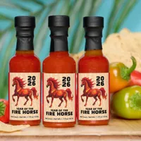 Stunning Chinese Year of the Fire Horse 2026 Hot Sauces