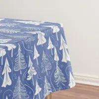 Blue Christmas Pattern#6 ID1009 Tablecloth