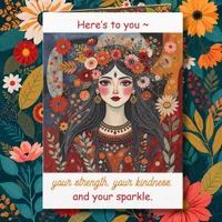 Here's to You! Women International Women's Day  Card