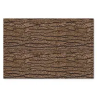 Rustic Faux Piece of Wood Grain Tree Bark Tissue Paper