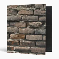 Old Brick Wall 3 Ring Binder
