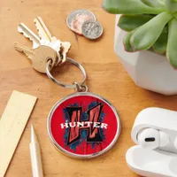 Customizable Monogram "H": Graffiti Spray Paint Keychain