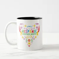 Hispanic Heritage Month Hispanic Americans Latino Two-Tone Coffee Mug