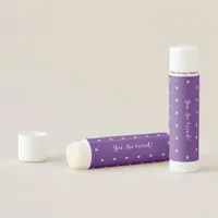 Elegant Lace and Pearls with Purple Label Lip Balm