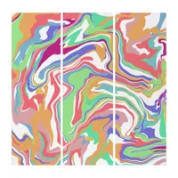 Sherbert Swirls   Triptych