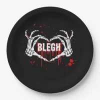 Bloody Breakdown, Skeleton Heart Hands Emo, Metalc Paper Plates